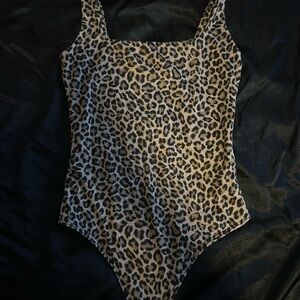 Leopard Print Women's Bodysuit